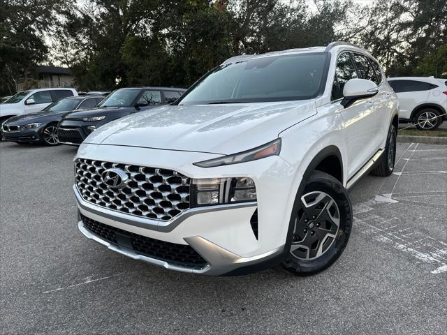 2022 hyundai santa fe hev blue