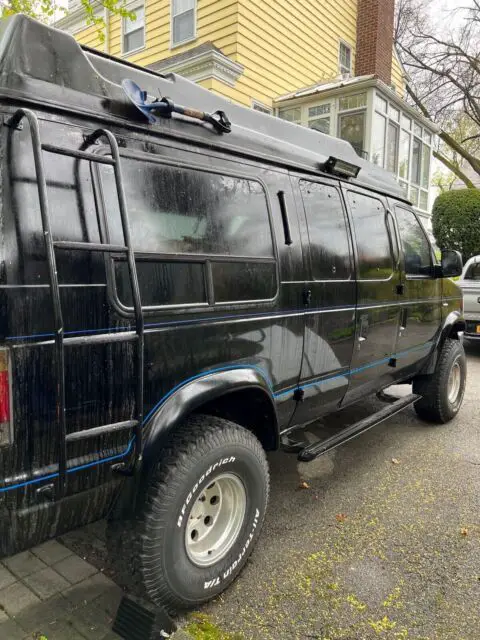1993 ford e-series van van black rwd automatic e150 van