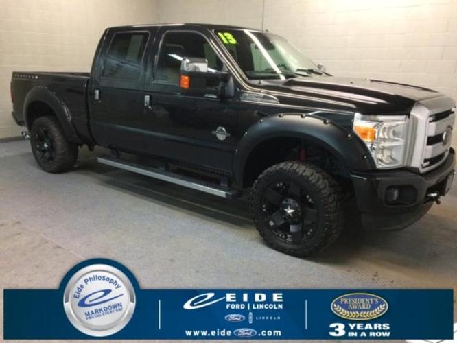 2013 ford f-250 super duty platinum 4x4 platinum 4dr crew cab 8 ft. lb pickup for sale in bismarck, north dakota