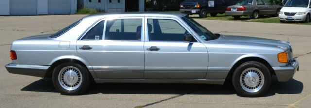 1987 500 series mercedes-benz 4 door sedan moonroof v-8 560 sel excellent!!