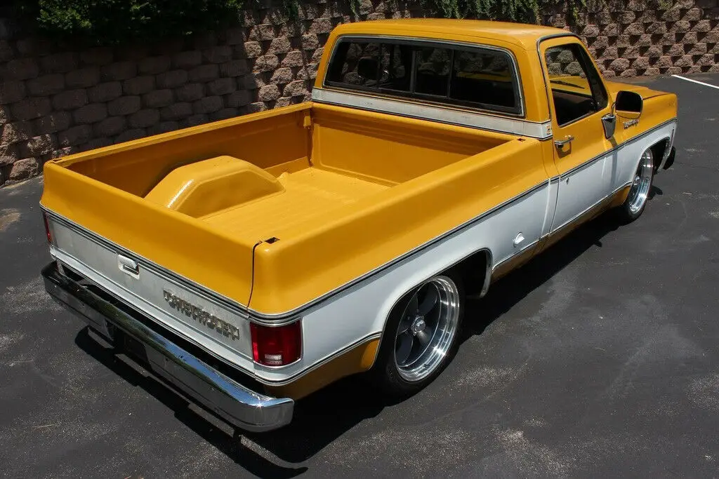 1974 c-10 cheyenne super short,350ci v8,auto,ac,ps,pdb,lowered,20's,#'s matching