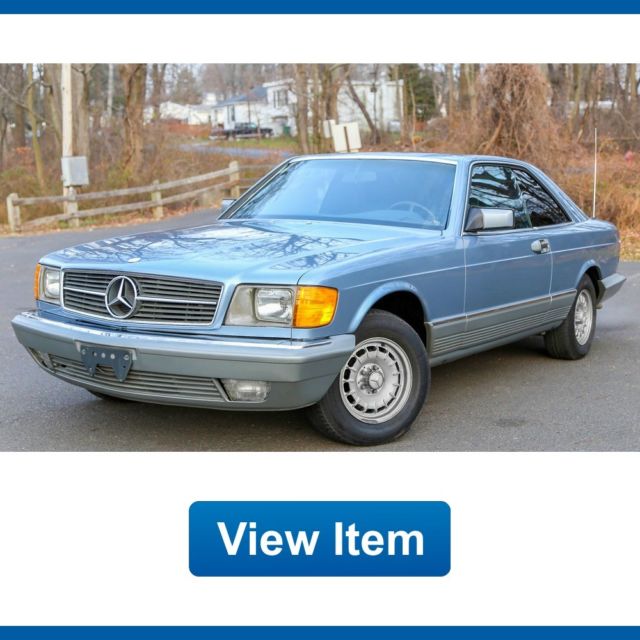 1985 mercedes benz 500sec coupe 2dr v8 super low 45k mi carfax w117 500 sec