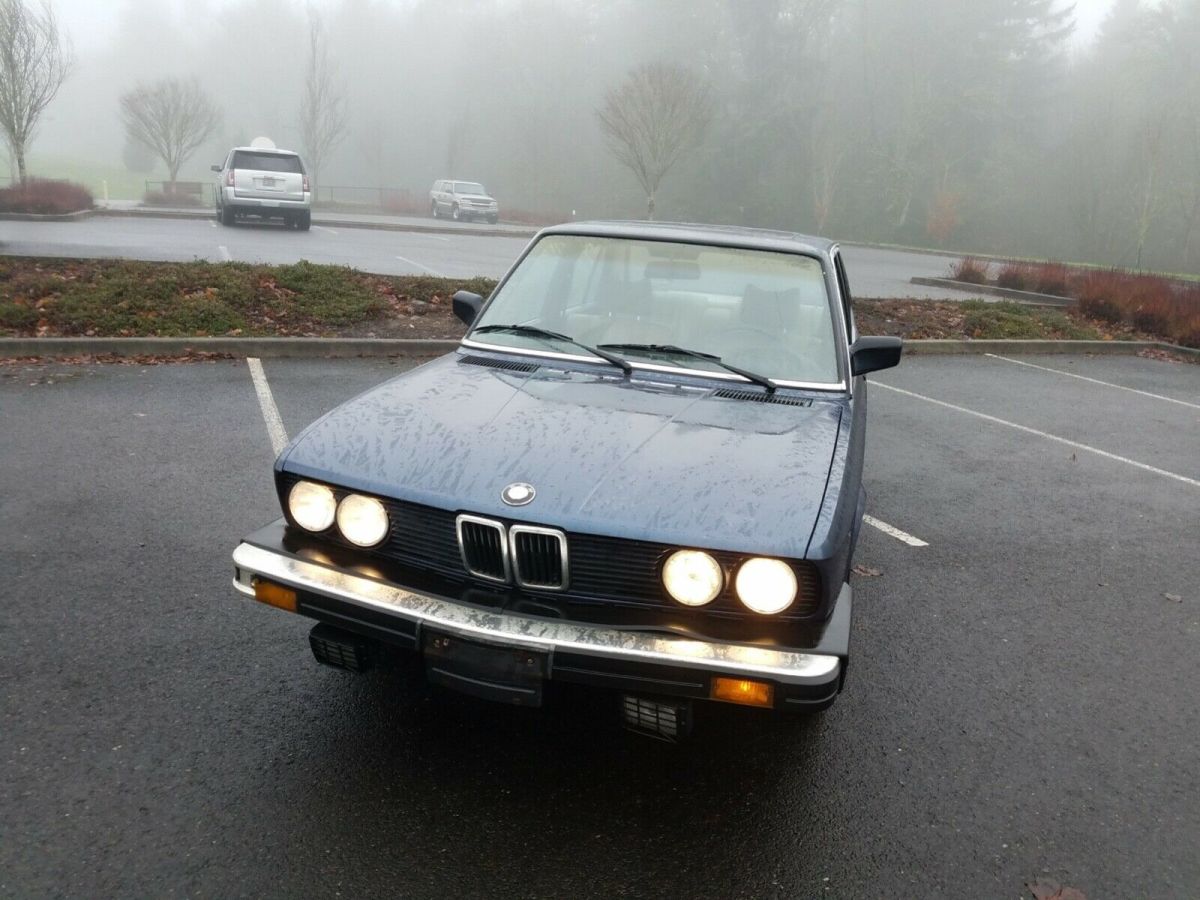 1983 bmw 528e e28 runs drives looks great, straight rust-free body, no reserve!
