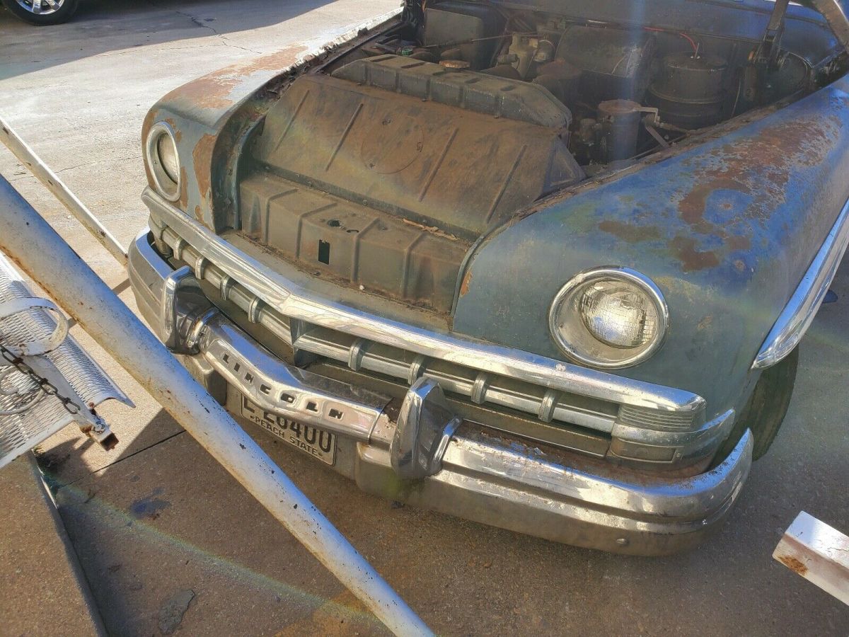 1950 lincoln cosmopolitan sedan blue rwd automatic