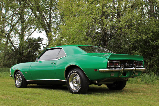 1968 chevrolet camaro rs/ss 396 4 speed 12 bolt ps pb no reserve