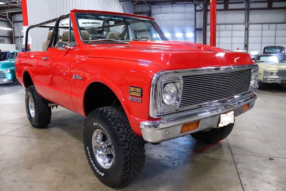 1972 chevrolet blazer k5 4x4 viper red suv 350ci v8