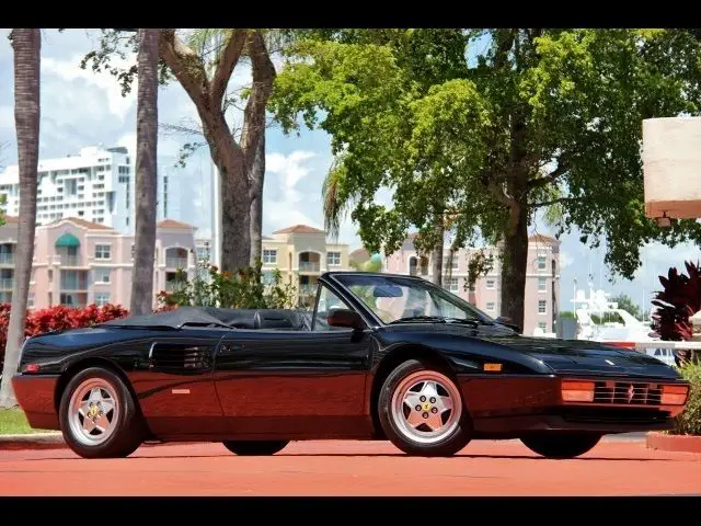 black only 14k miles 1992 black leather convertible