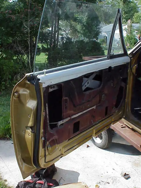 1967 pontiac lemans gto hardtop body for parts no title, movie car "faster" nr