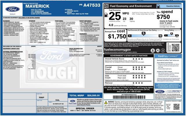 2023 ford maverick xlt