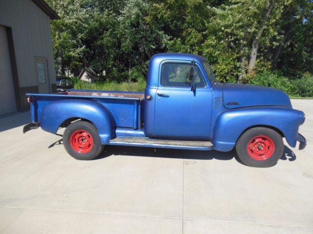 1950 gmc 100 pickup truck runs and drives patina make hot rat rod muscle chevy