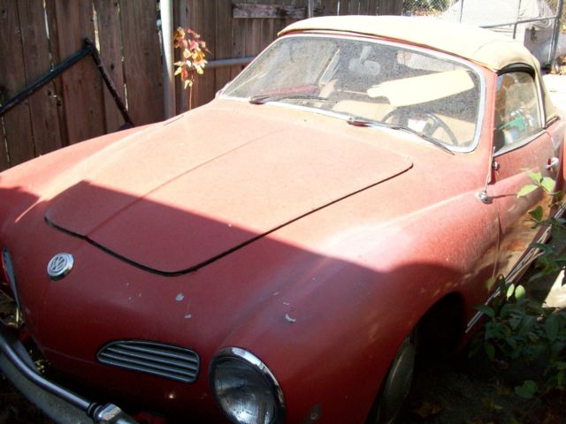 vw karmann ghia convertible no reserve