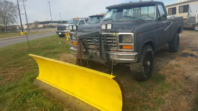 1986 ford f250 plow truck highest bid wins
