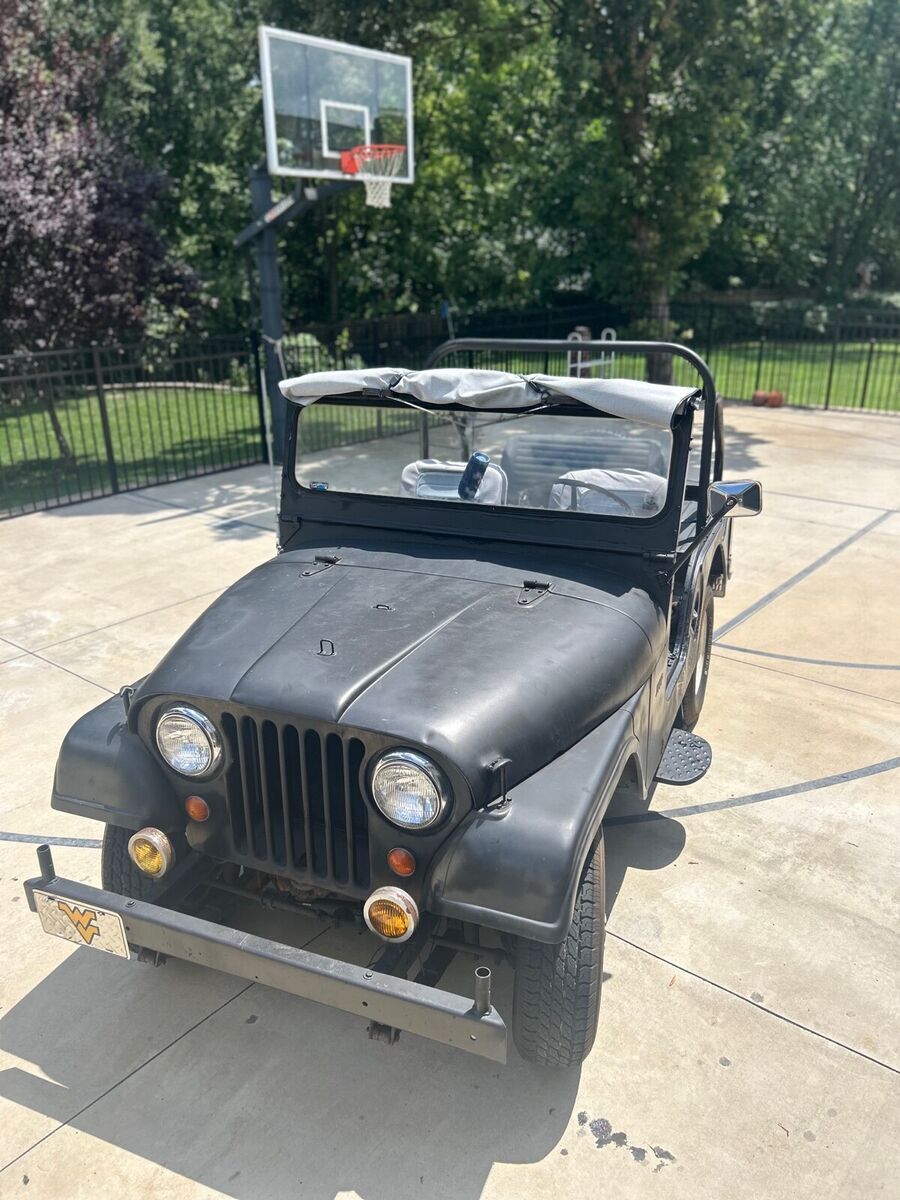 1965 jeep cj-5 suv black 4wd manual original
