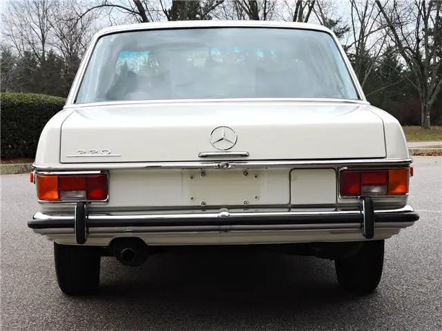 1973 mercedes-benz 220 m115 43,135 original miles one owner automatic