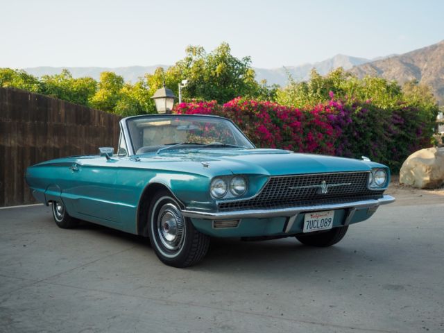 1966 ford thunderbird convertible - thelma and louise car