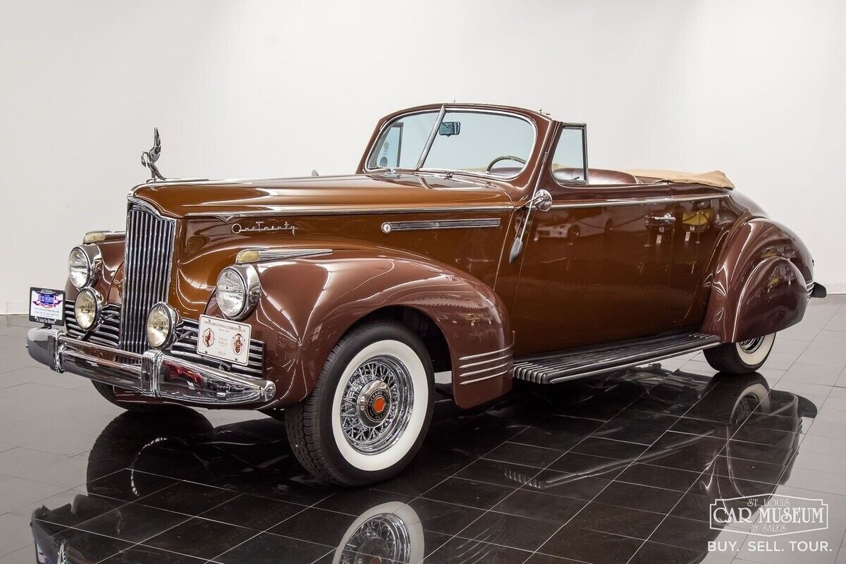 1942 packard one-twenty convertible coupe 3 speed manual 282ci l-head inline 8