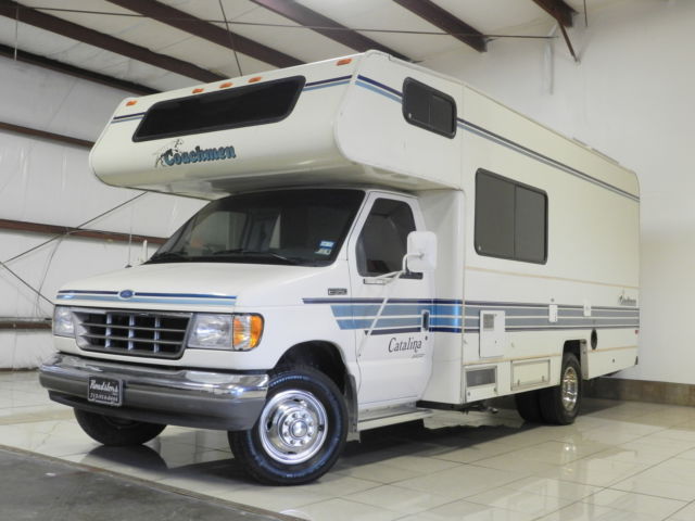ford e350 coachmen catalina sport ii rv conversion motorhome 45k miles tv/dvd