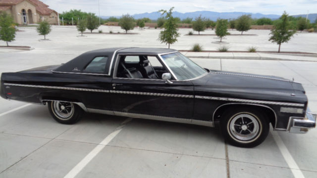 1975 buick electra limited coupe triple black 455cu. in. arizona car