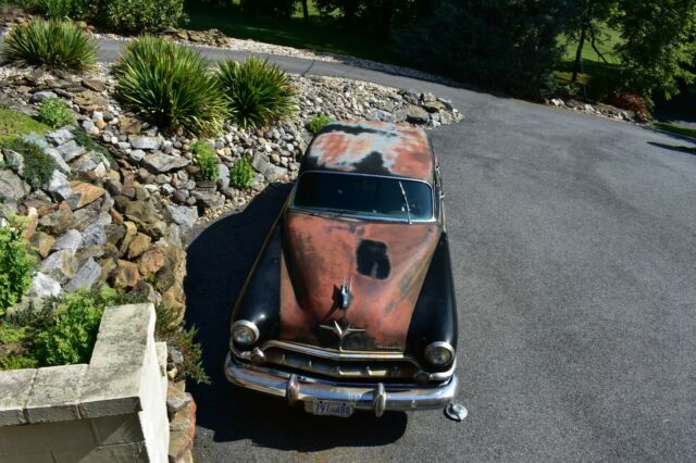 1954 chrysler imperial hemi engine rat rod patina 50's mopar wire wheels