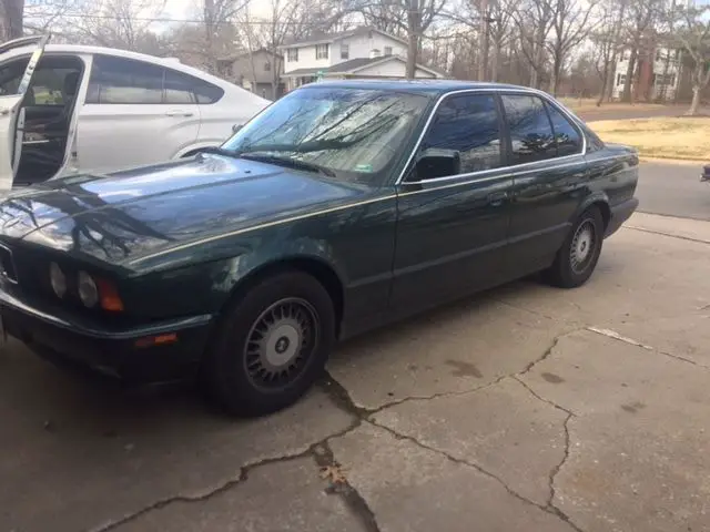 1992 bmw 525i oxford green metallic 1 family owned 98k miles