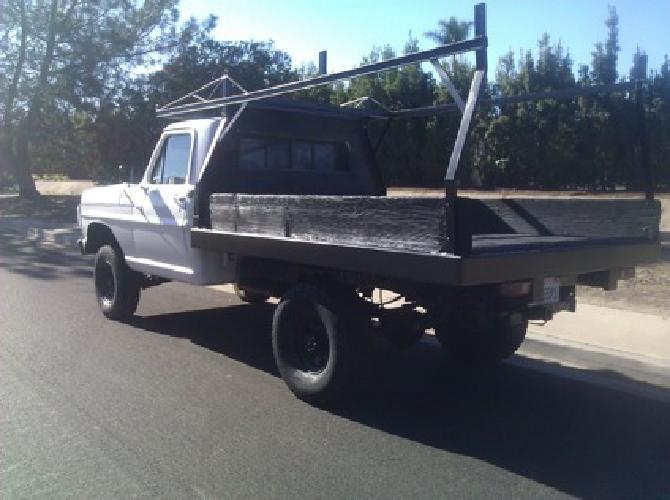 obo *1969 ford f-250 flatbed custom, must see, 1 of a kind, chevy 350 motor and tran in san diego, ca