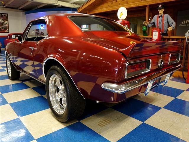 1967 chevrolet camaro â€“ burgundy metallic / deep red metallic