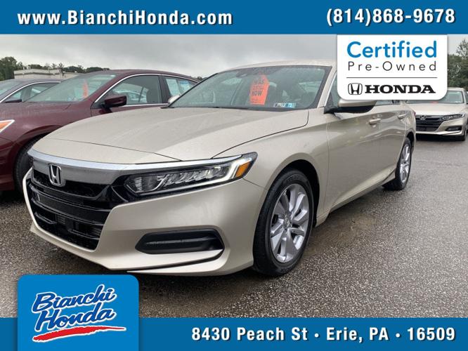 certified 2018 honda accord 1.5t lx erie, pa 16509 for sale in erie, pennsylvania