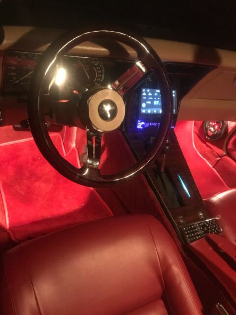 1979 red chevy corvette