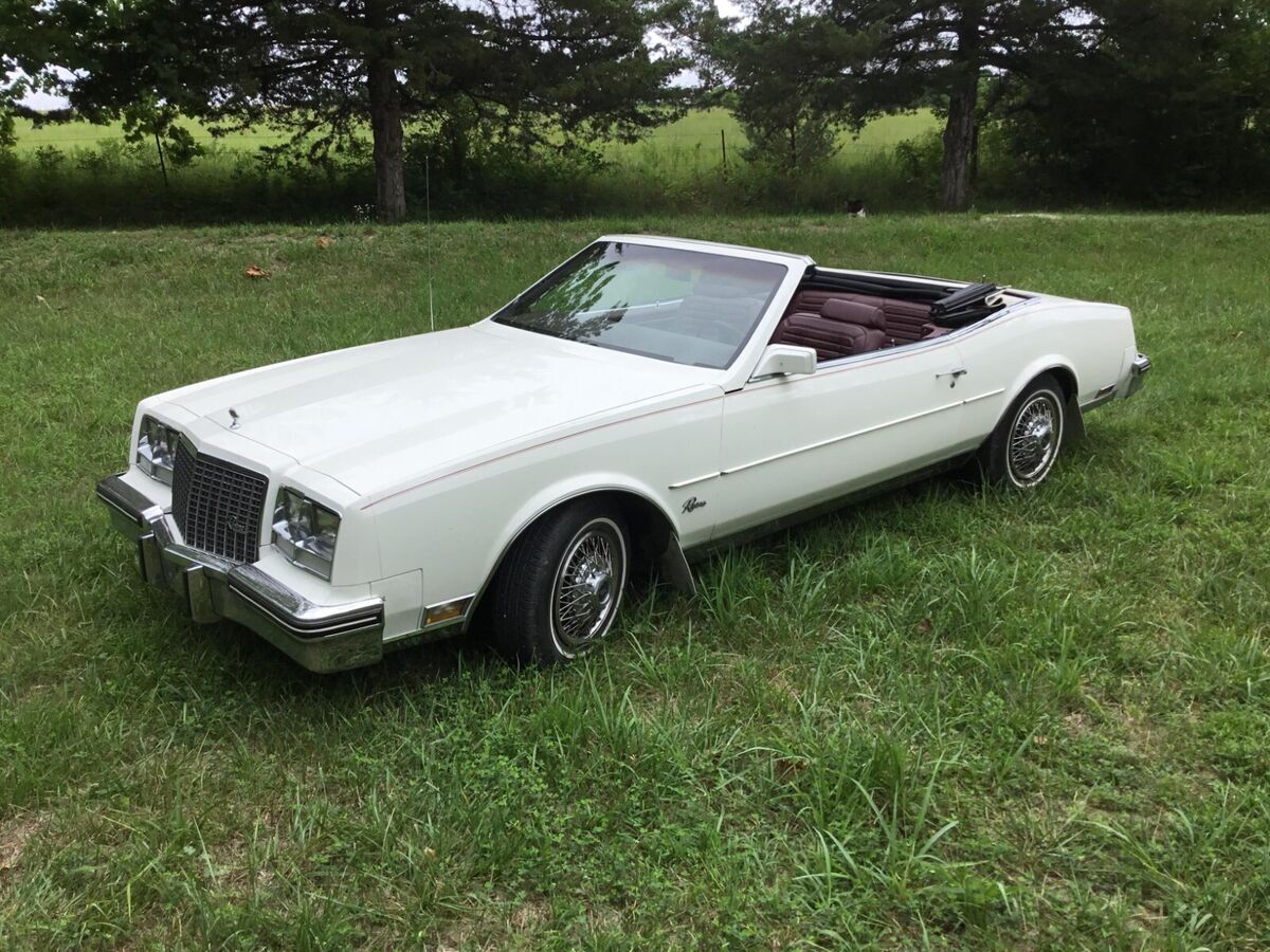 1983 buick riviera convertible - 5.0l 307 v-8 - 61,769 miles - 2nd owner