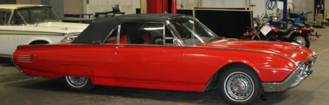 1961 ford thunderbird 2 door convertible with roadster kit. normal wear and tear