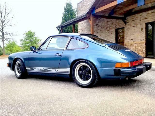 1979 porsche 911sc 202,300 miles blue 3.0l manual
