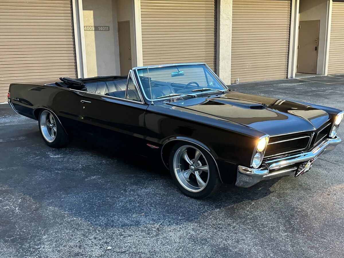 1965 pontiac gto convertible triple black
