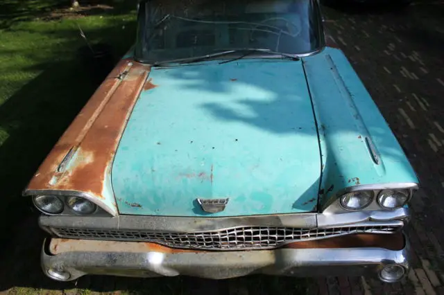 1959 ford galaxie fairlane 500 two door hardtop rare options patina no resurve