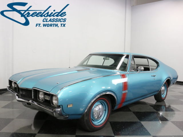 real 442! period correct 455 v8, 4 spd, ps/b w/ fr disc, factory correct colors!
