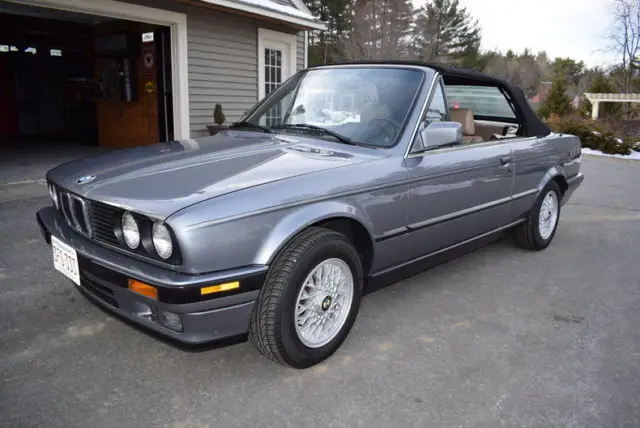 1991 granite silver convertible low miles rust free dealer serviced
