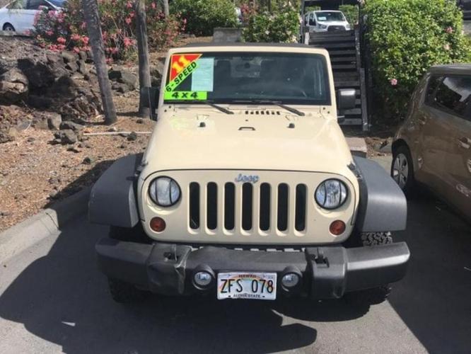 2011 jeep wrangler sport 4x4 sport 2dr suv for sale in hilo, hawaii
