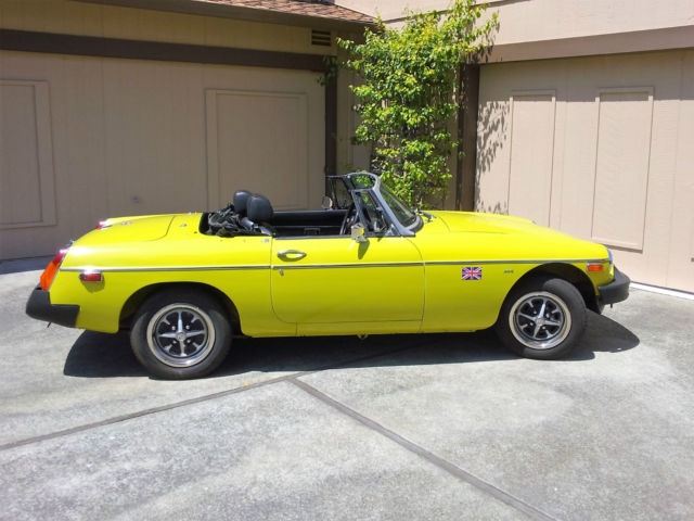 1975 mgb roadster with 16,250 original miles!