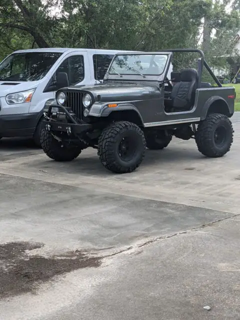 1980 jeep cj-7 grey 4wd manual