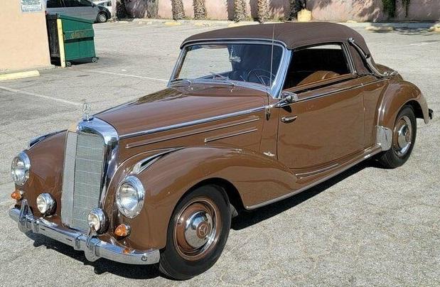 1954 mercedes-benz 200-series 220 cabriolet a very elegant