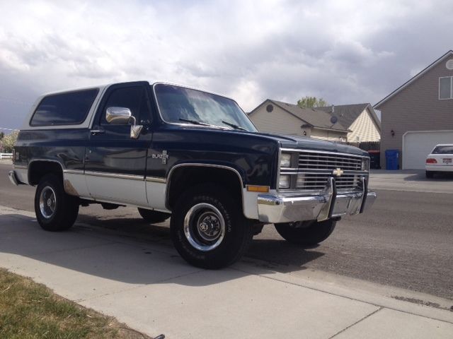 1983 chevrolet k5 blazer 4x4 custom sport utility 2-door 5.0l