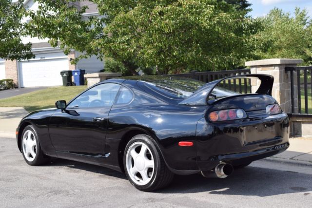 1994 toyota supra twin turbo rare black/black!