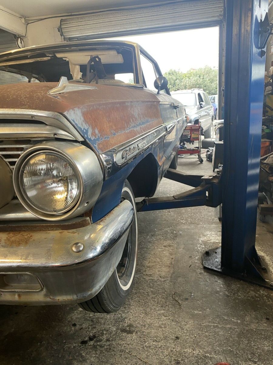 1964 ford galaxie 500 xl coupe blue rwd manual xl 500