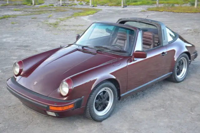 stunning 26966 mile ruby red carrera targa