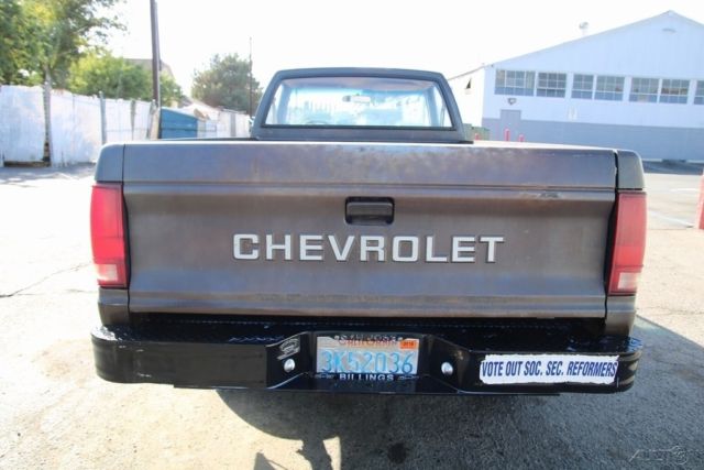 1987 chevrolet s-10 5-speed manual 4 cylinder no reserve
