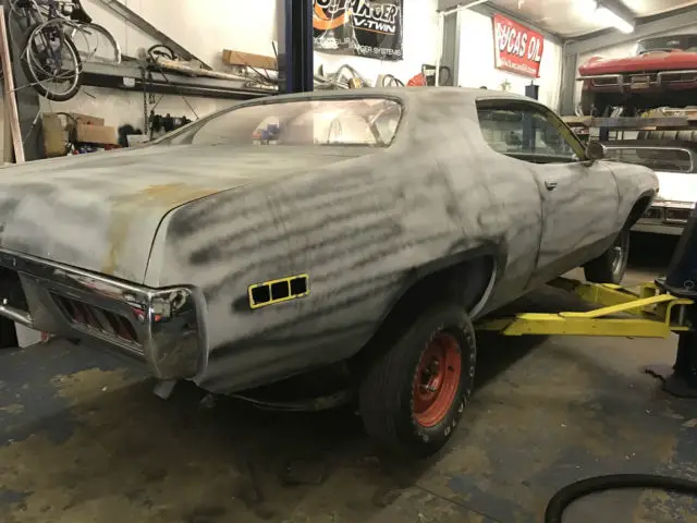 1971 plymouth roadrunner rm23 383 hp yellow air grabber project solid body nj