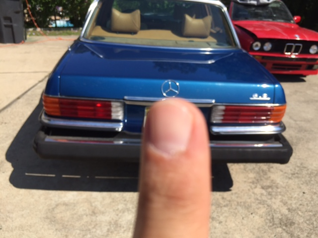 1977 mercedes 6.9 with 72,922 miles