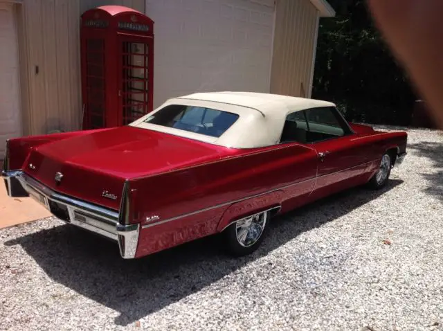 1970 cadillac convertible deville clean driver with great color combo