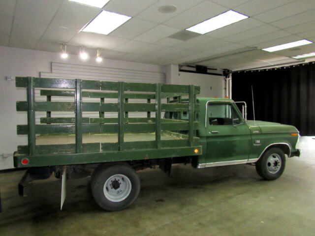1973 ford f-350 77,897 miles green flatbed truck select manual