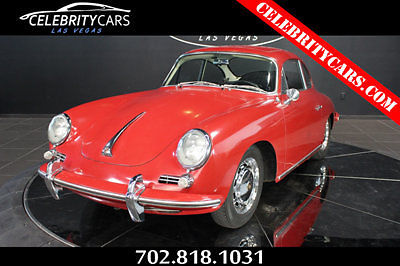 sunroof 1965 porsche 356c coupe 1600 numbers matching. unspecified gasoline 1.6