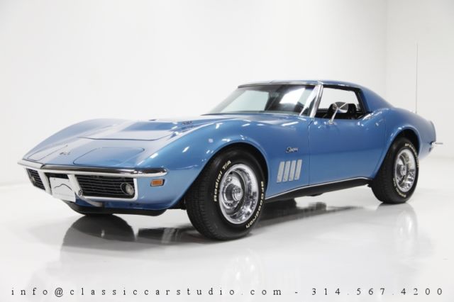 1969 chevrolet corvette 427ci v8 390hp fully restored, documented & matching #s!